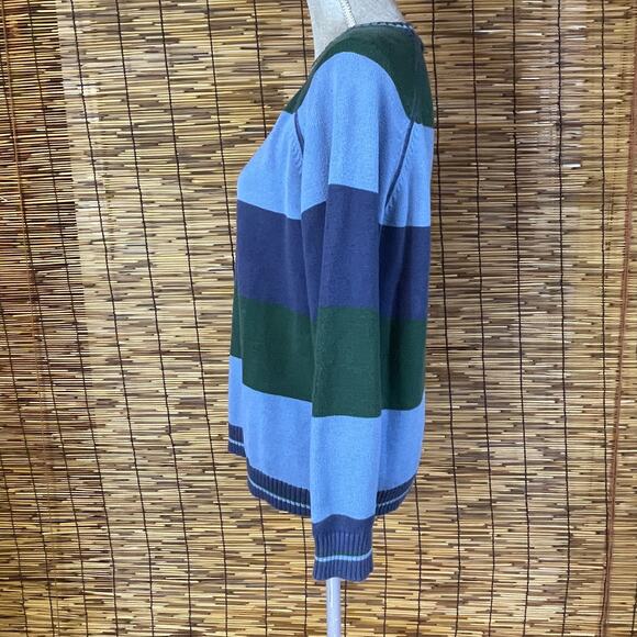 Tommy Hilfiger Bold Stripe Pullover Sweater size Mens M - Picture 3 of 8